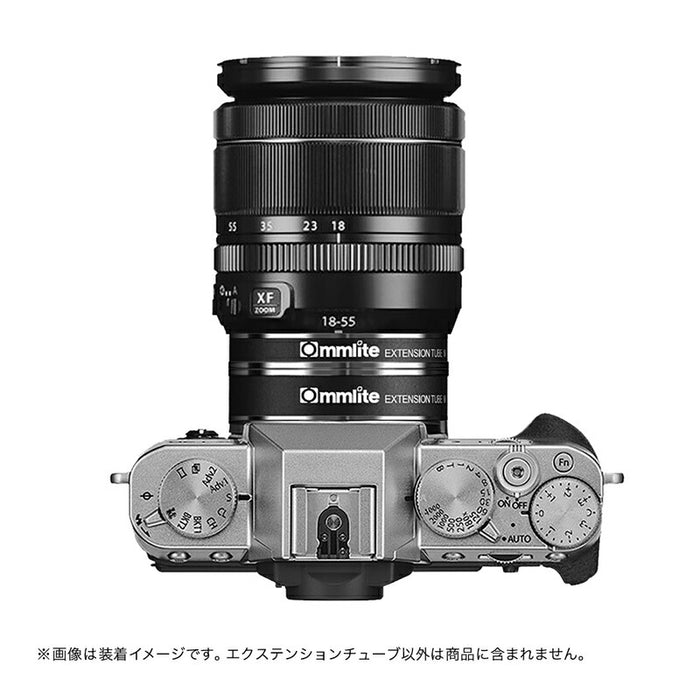 Commlite CM-MET-FX エクステンションチューブ(10mm/16mm)  CM-MET-FX(富士フイルムXマウント) 電子接点付き