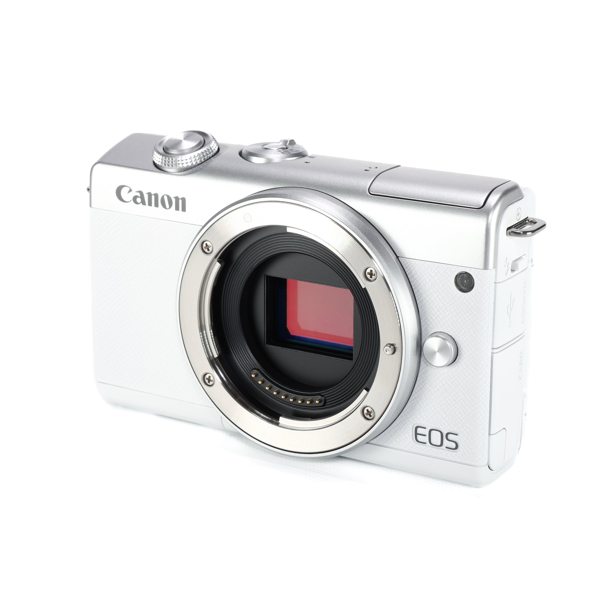 中古品】Canon EOSM200WH-WZK EOS M200 ダブルズームキット ホワイト