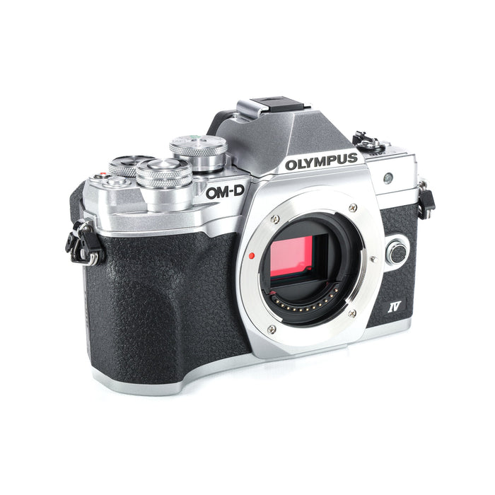 中古品】OM SYSTEM OM-D E-M10 Mark IV EZダブルズームキット[シルバー