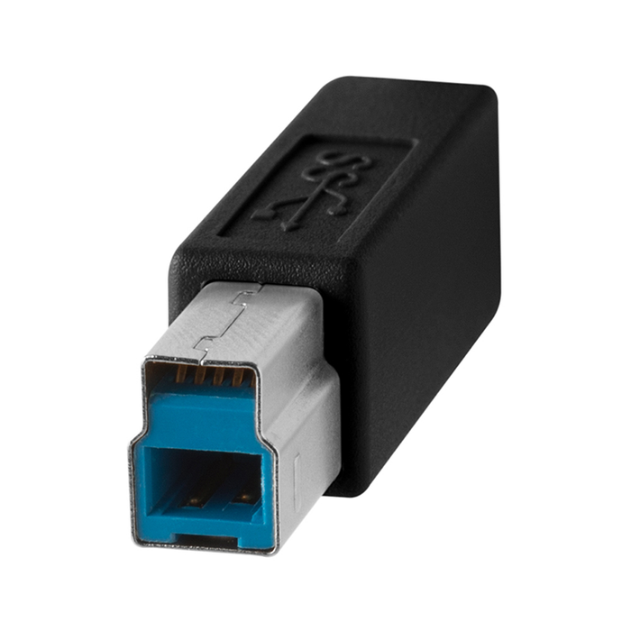 TetherTools CU5460BLK TetherPro USB 3.0 SuperSpeed Male A to B Cable(4.6m/ブラック)