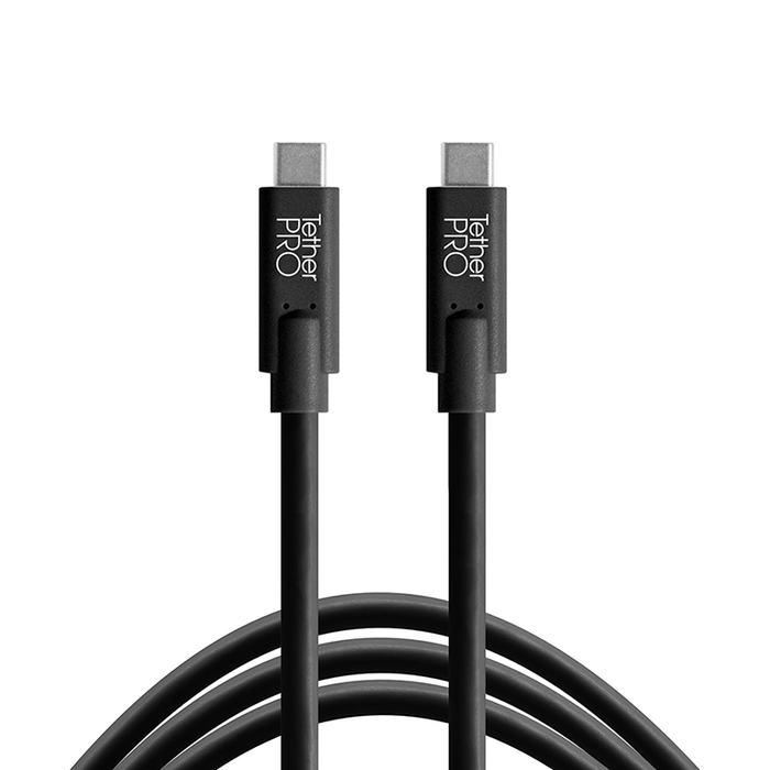 TetherTools CUC15-BLK TetherPro USB-C to USB-C（460cm/ブラック）