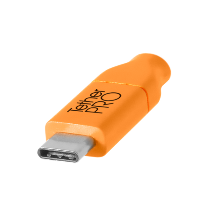 TetherTools CUC2415-ORG TetherPro USB-C to 2.0 Mini-B 5-Pin（オレンジ）