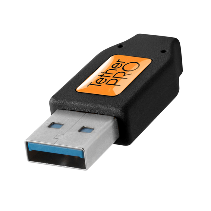 TetherTools CUC3215-BLK TetherPro USB to USB-C（ブラック）