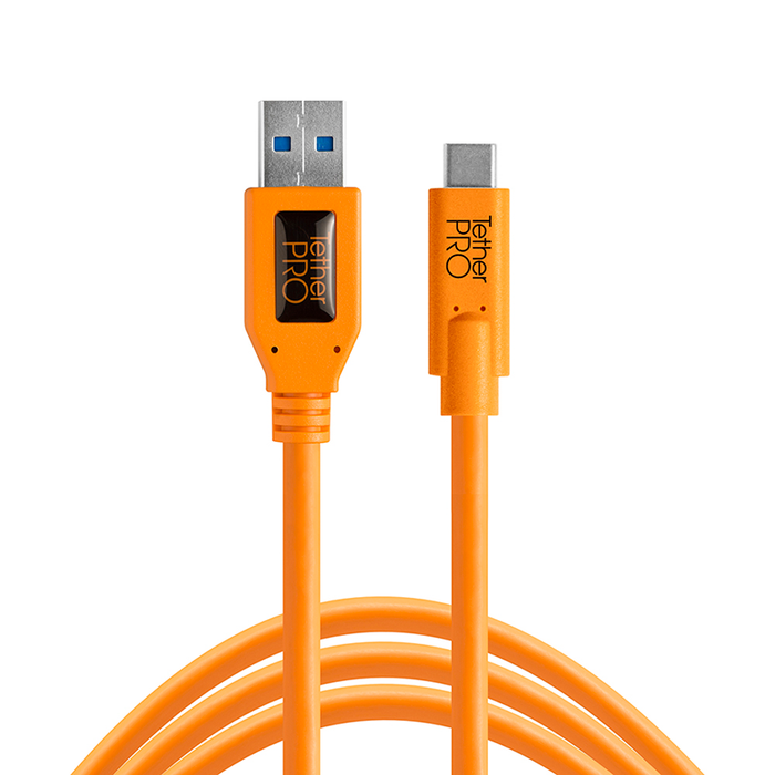 TetherTools CUC3215-ORG TetherPro USB to USB-C（オレンジ）