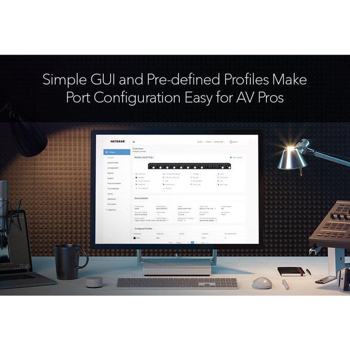 NETGEAR GSM4212P-100AJS POE+対応(125W) 1Gポート×10 SFPスロット×2 フルマネージスイッチ