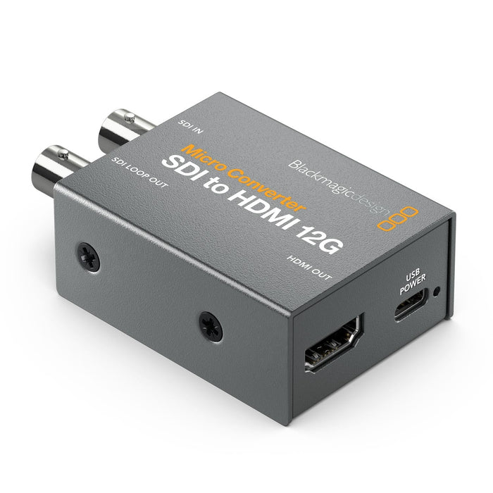 【ワケあり品】BlackmagicDesign CONVCMIC/SH12G Micro Converter SDI to HDMI 12G(パワーサプライなし)