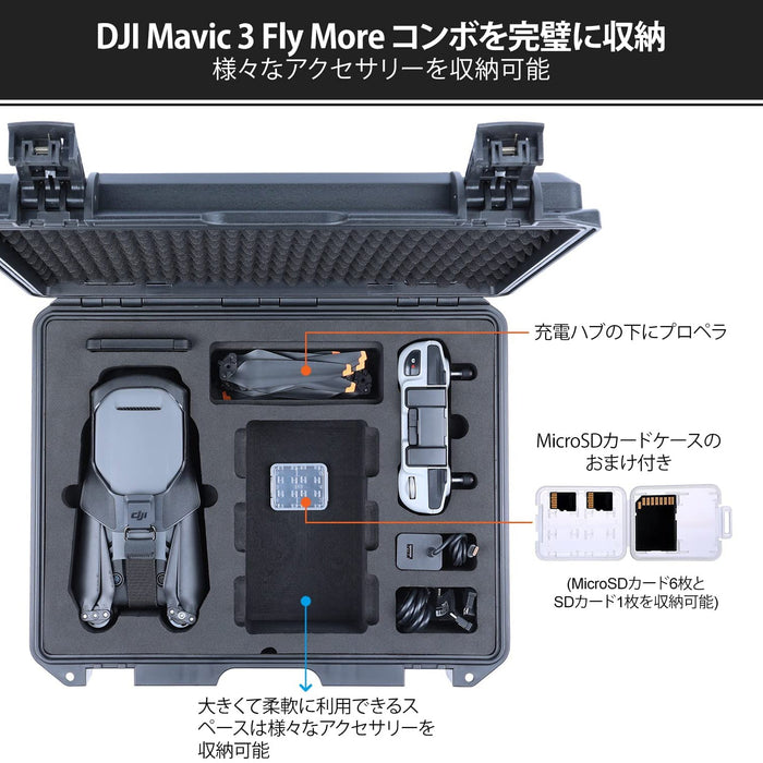 【ワケあり品】Lykus DCP-M310 Mavic 3 コンボハードケース