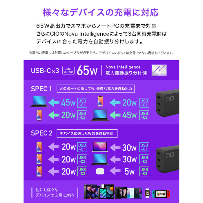 CIO CIO-G67W3C-BK NovaPort TRIO 67W3C ブラック