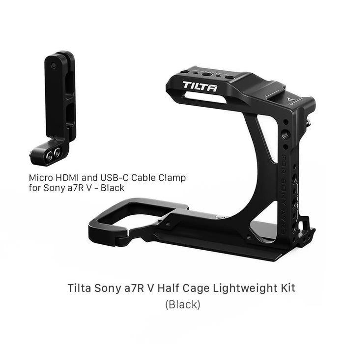 Tilta TA-T46-HCC-B Half Camera Cage for Sony a7R V - Black