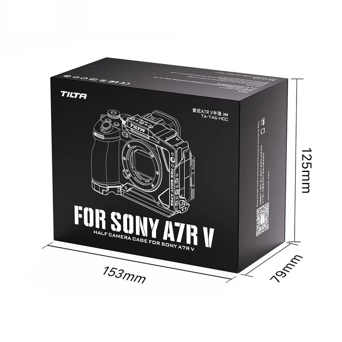 Tilta TA-T46-HCC-B Half Camera Cage for Sony a7R V - Black