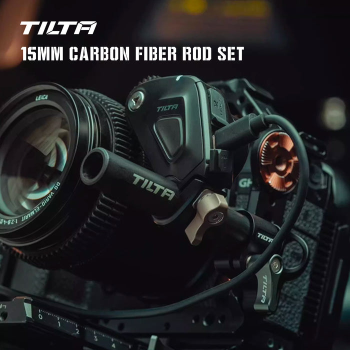 TILTA TA-15RS-10-CF Tilta 15mm Carbon Fiber Rod Set (10cm)