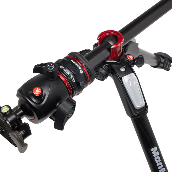 Manfrotto MK055CXPRO4BHQR 055プロカーボン4段三脚+XPRO自由雲台+MOVEキット