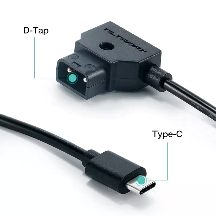 Tilta TCB-PTAP-USBC-50 P-Tap to USB-C Power Cable (50cm)