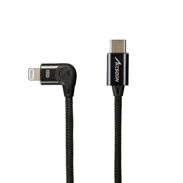 【ブラックフライデー2024】Accsoon XC-UIT02-CL USB-C to Lightning Cable 30cm