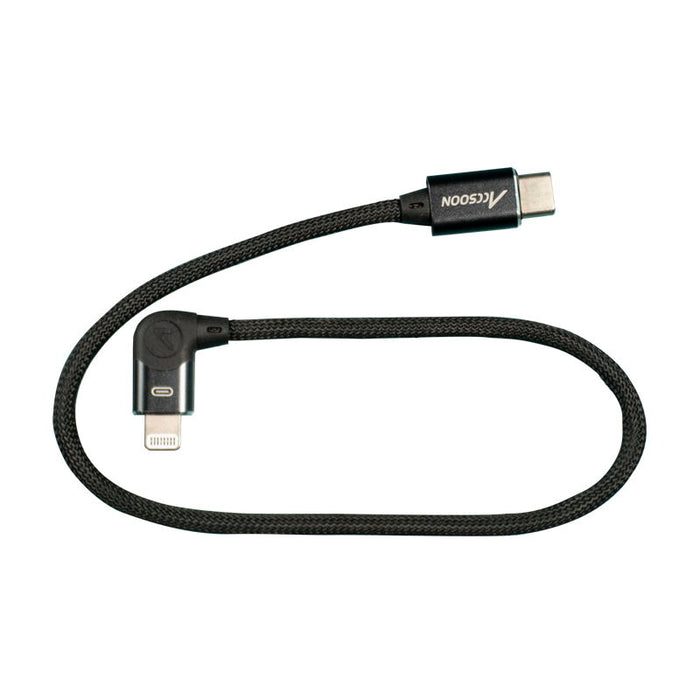 【ブラックフライデー2024】Accsoon XC-UIT02-CL USB-C to Lightning Cable 30cm