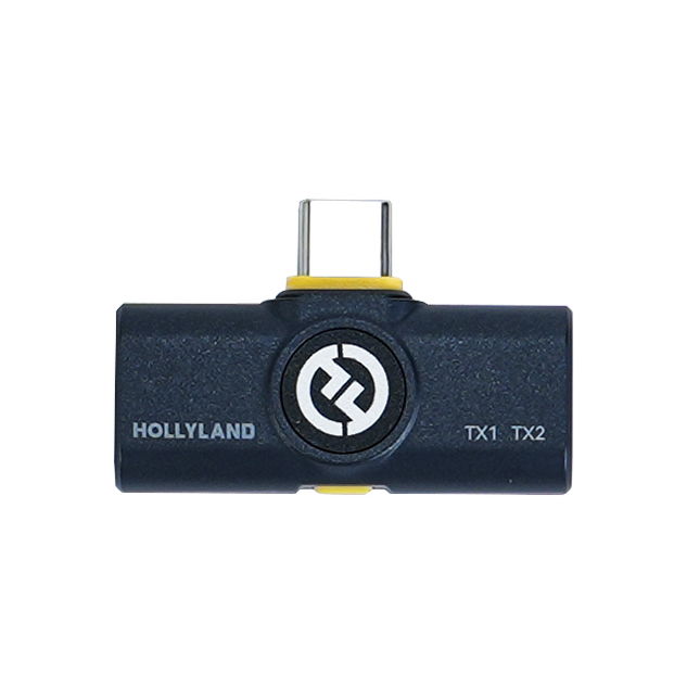 Hollyland ワイヤレスラベリアマイクロホンシステム Lark M2 受信機 USB-C Ver.(シャインチャコール)