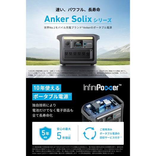 Anker A17615Z1 Anker Solix C1000 Portable Power Station