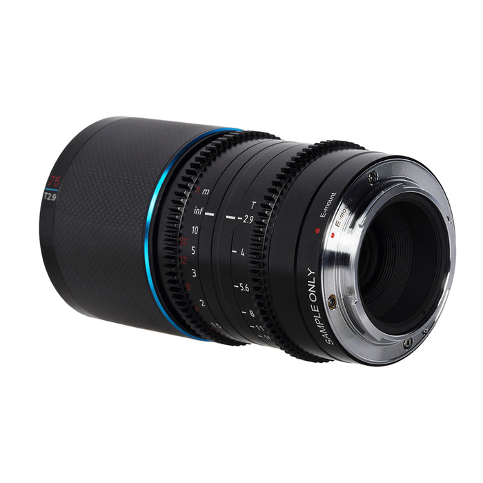 SIRUI Saturn E75N-JP カーボンファイバーアナモルフィックレンズ 1.6x Full Frame 75mm E/ナチュラル