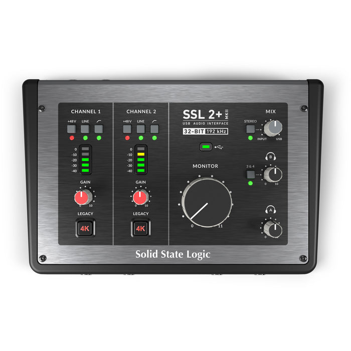 Solid State Logic SSL2+MKII 2in4outUSBオーディオインターフェース