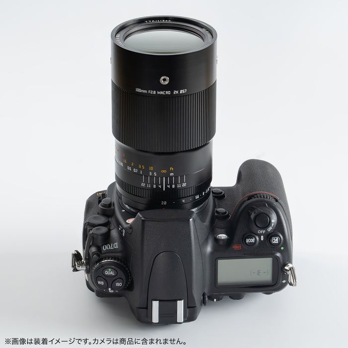 TTArtisan TT-100F28M-F 100mm f/2.8 MACRO 2X ニコンFマウント ブラック