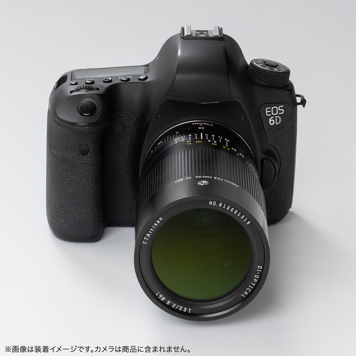 TTArtisan TT-100F28M-EF 100mm f/2.8 MACRO 2X キヤノンEFマウント ブラック