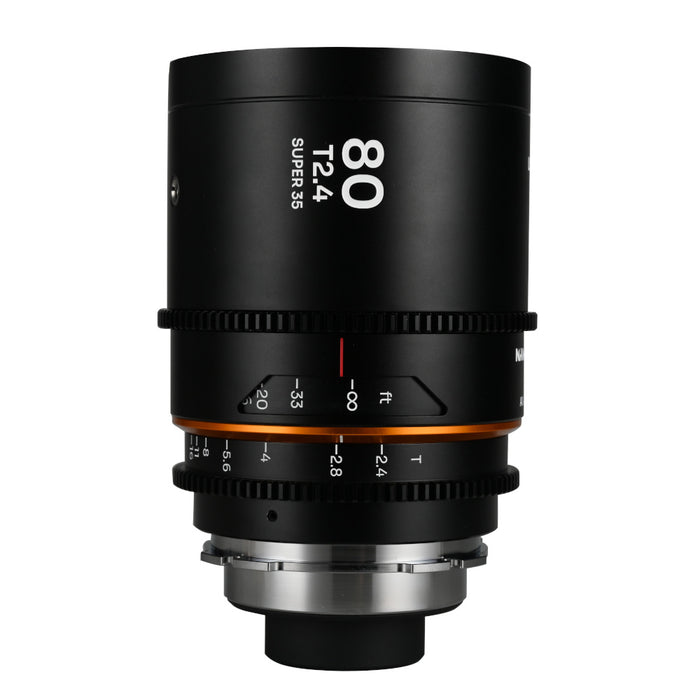 LAOWA LAO0541 Nanomorph 80mm T2.4 1.5x Cine(フレアカラー：アンバー/PLマウント/EFマウント)