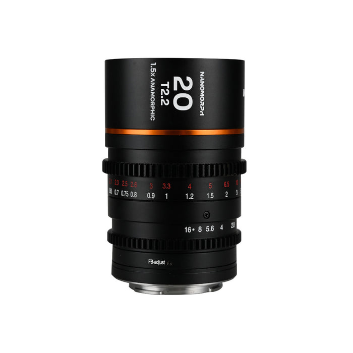 LAOWA LAO0551 Nanomorph 20mm T2.2 1.5x Cine(フレアカラー：アンバー/MFTマウント)