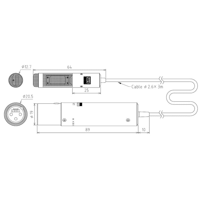 Sanken CUP-X1 高音質超小型音楽用マイクロホン