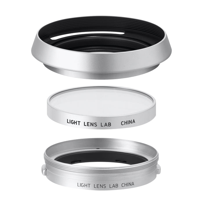 LIGHT LENS LAB L-12504-B (S) レンズフード L-12504-B 真鍮製 シルバー