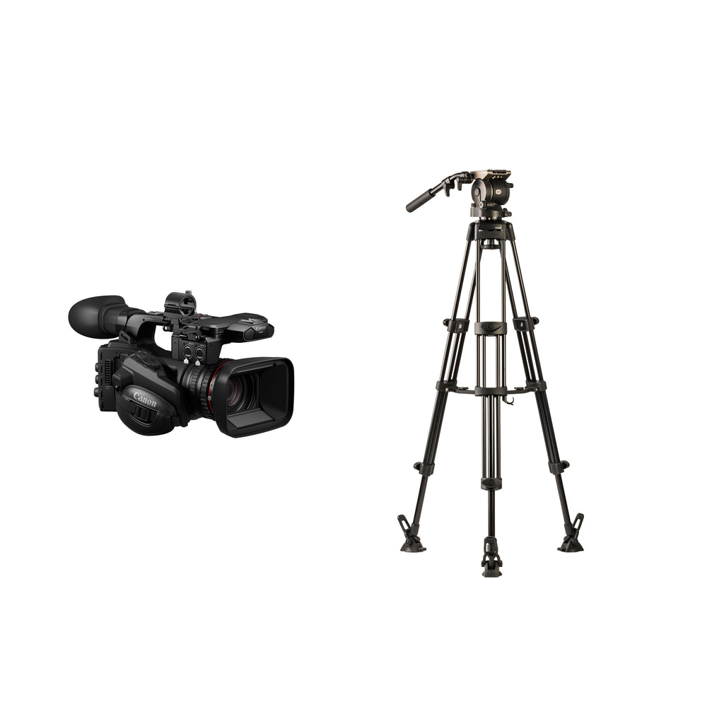 Canon x Libec x SYSTEM5 コラボセット XF605 HS-250M(ミッドスプレッダー)  業務用撮影・映像・音響・ドローン専門店 システムファイブ