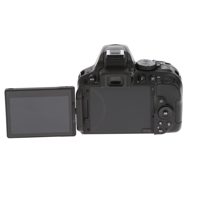 【中古品】Nikon D5300LKP18-55 デジタル一眼レフカメラ D5300 AF-P 18-55 VR レンズキット ブラック