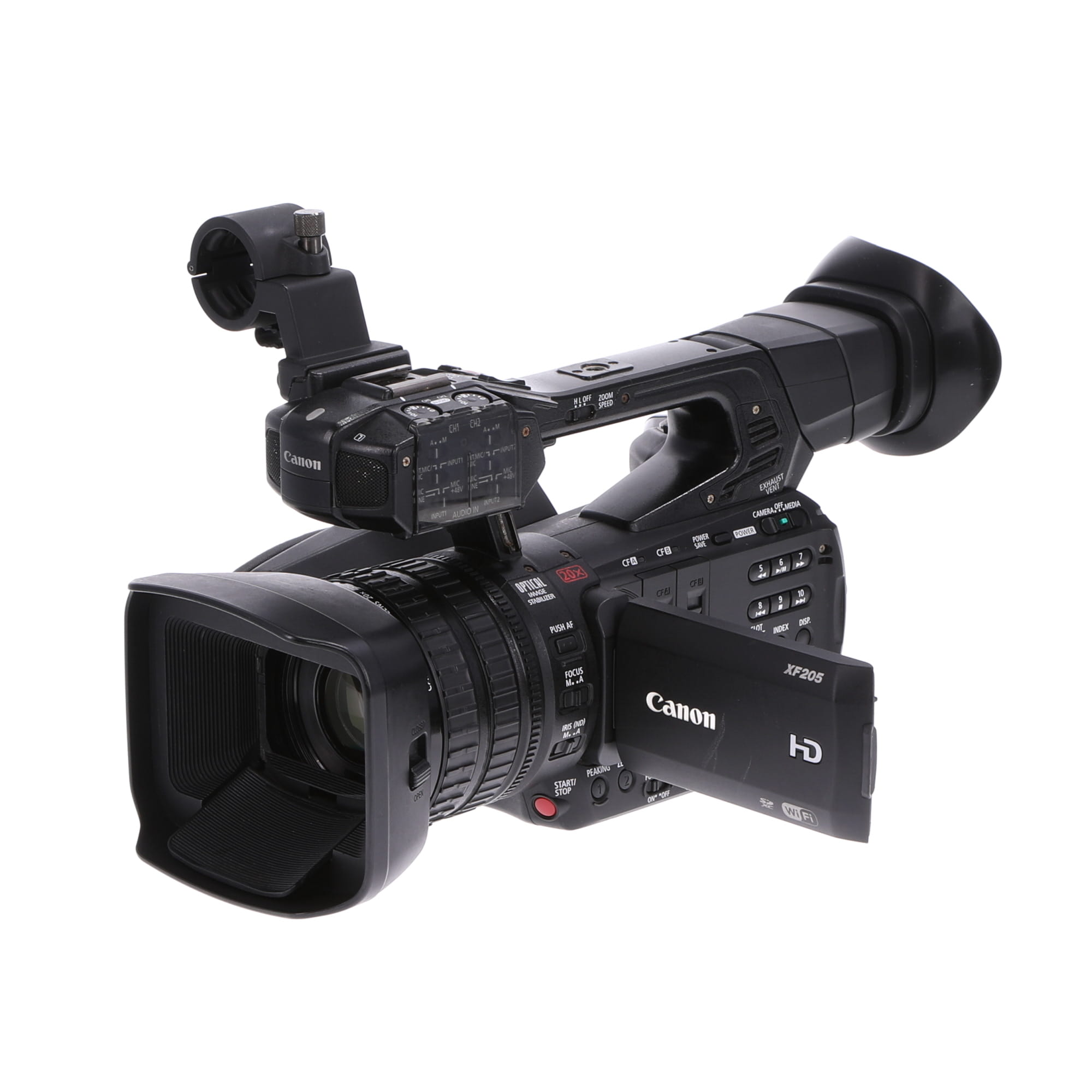 【中古品】Canon XF205 業務用フルHDビデオカメラ(ジャンク品 