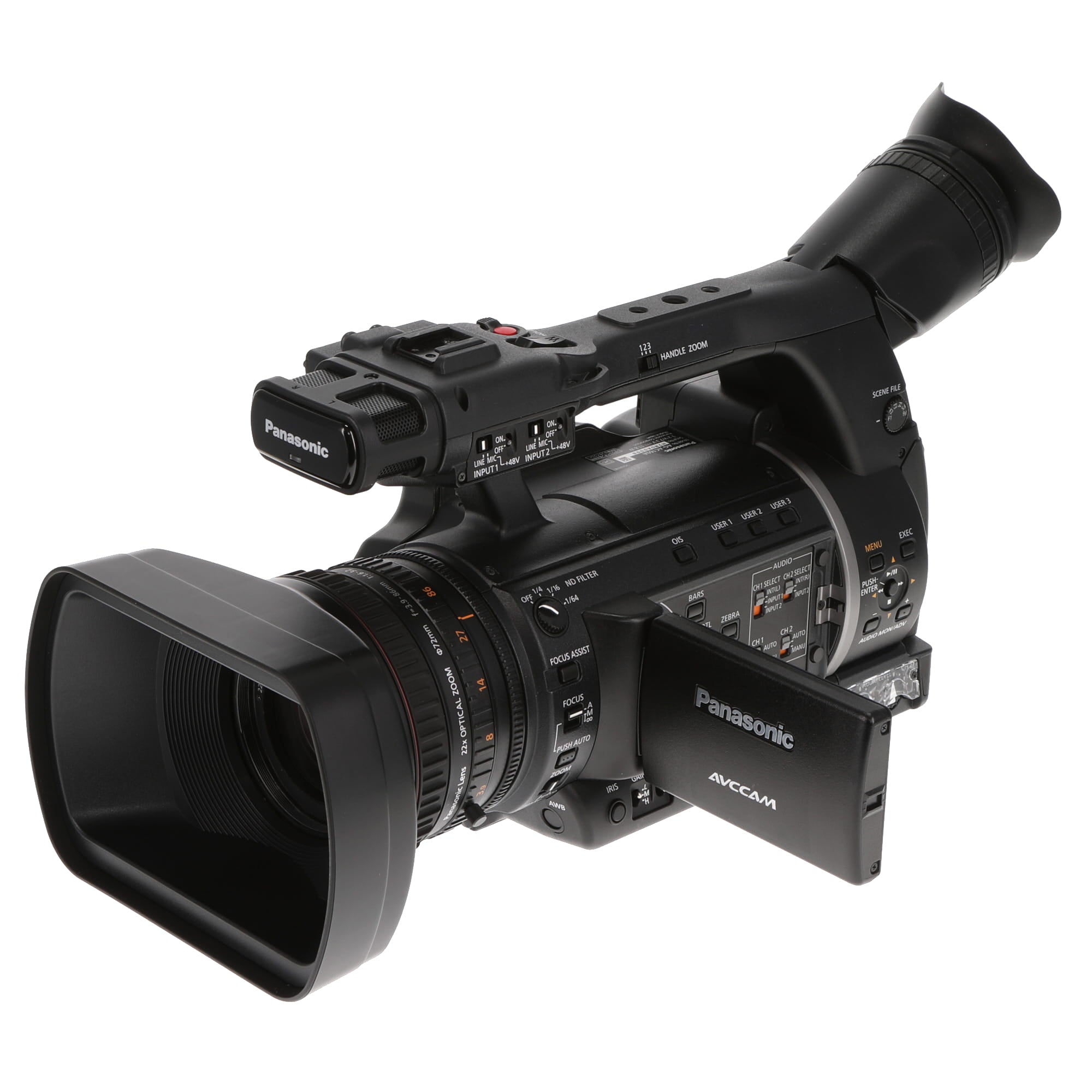【中古品】Panasonic AG-AC160A メモリーカード・カメラレコーダー