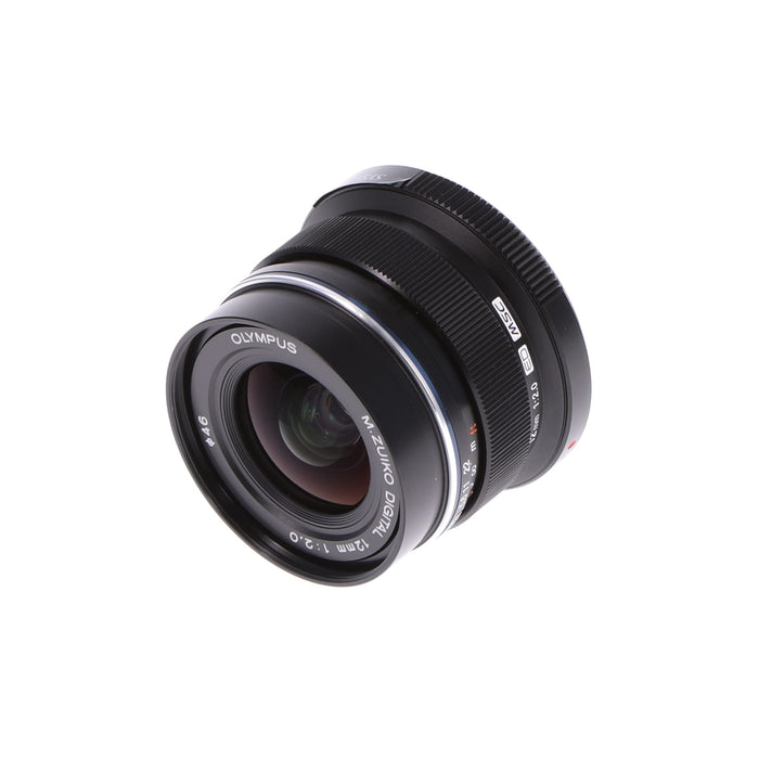 【中古品】OLYMPUS M.ZUIKO DIGITAL ED 12mm F2.0 ブラック M.ZUIKO DIGITAL ED 12mm F2.0  (ブラック)