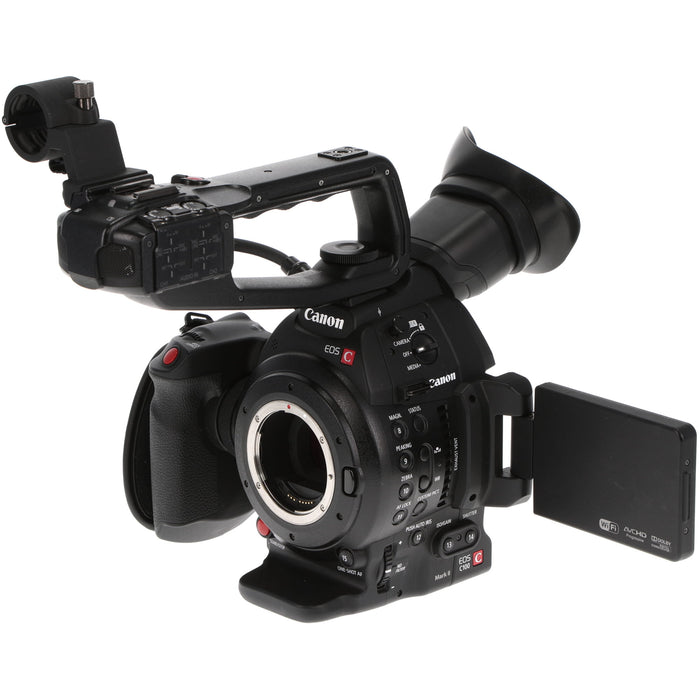 【中古品】Canon EOS C100MK2 デジタルシネマカメラ ボディー(EFマウント) EOS C100 Mark II