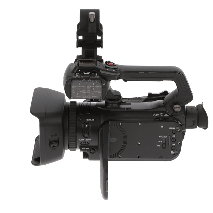 【中古品】Canon XA55 ＋ HDU-3 業務用ビデオカメラ(ハンドルユニット付属)