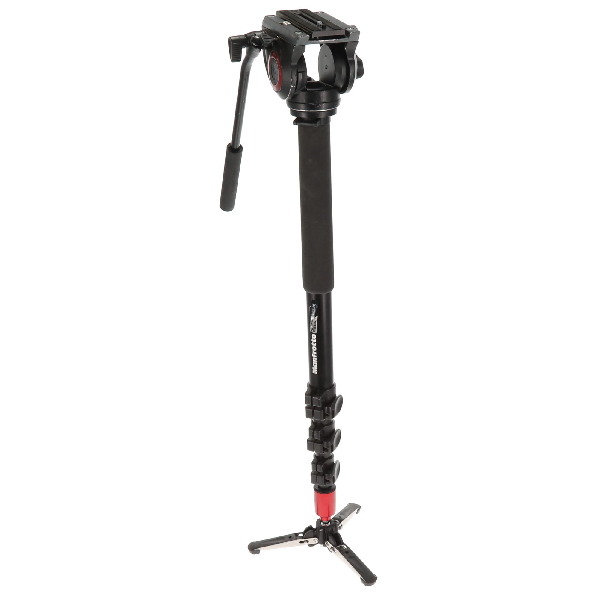 【中古品】Manfrotto MVM500A プロフルード ビデオ一脚(雲台付)