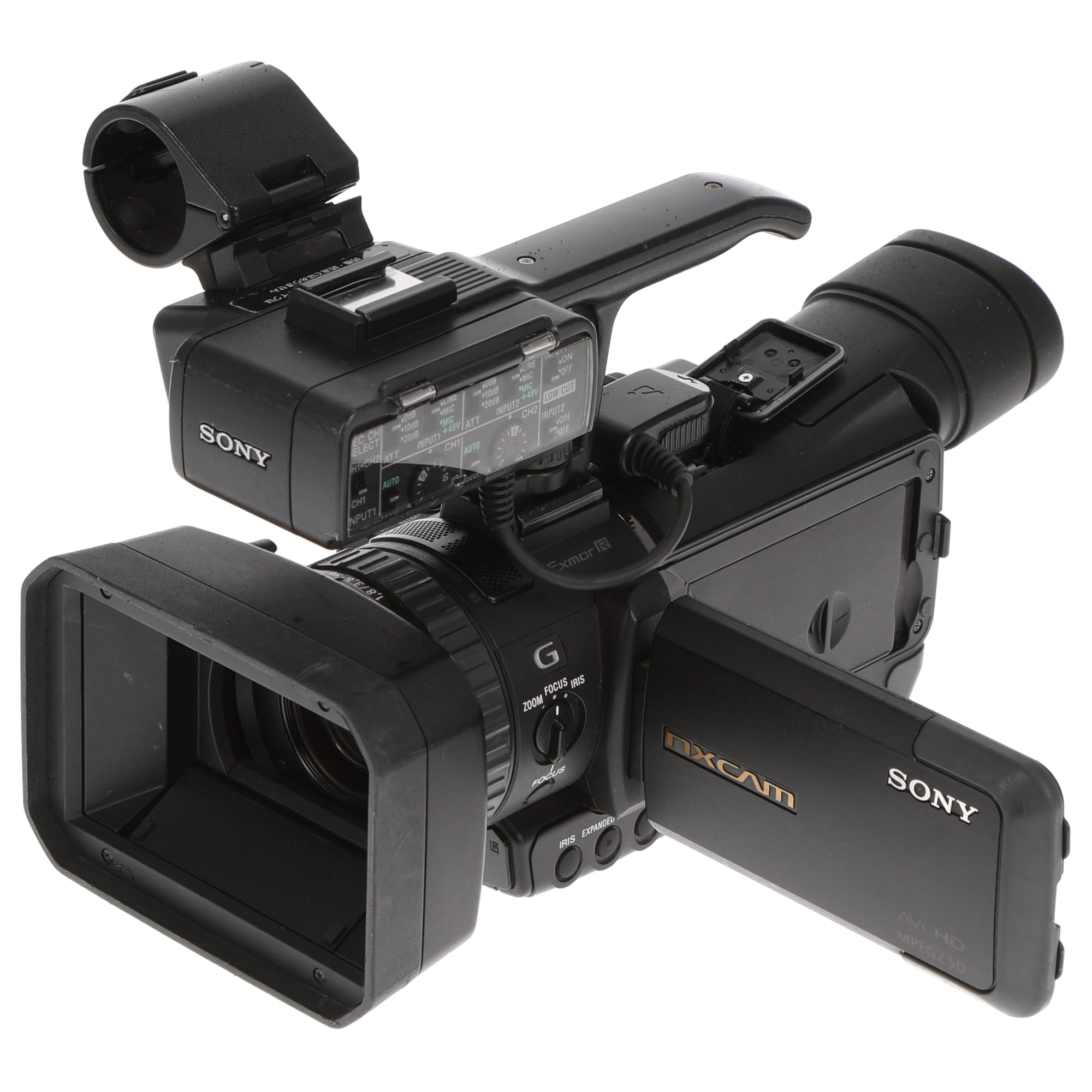 SONY 業務用 ビデオカメラ HXR-NX3 通電時間9×10h - カメラ、光学機器