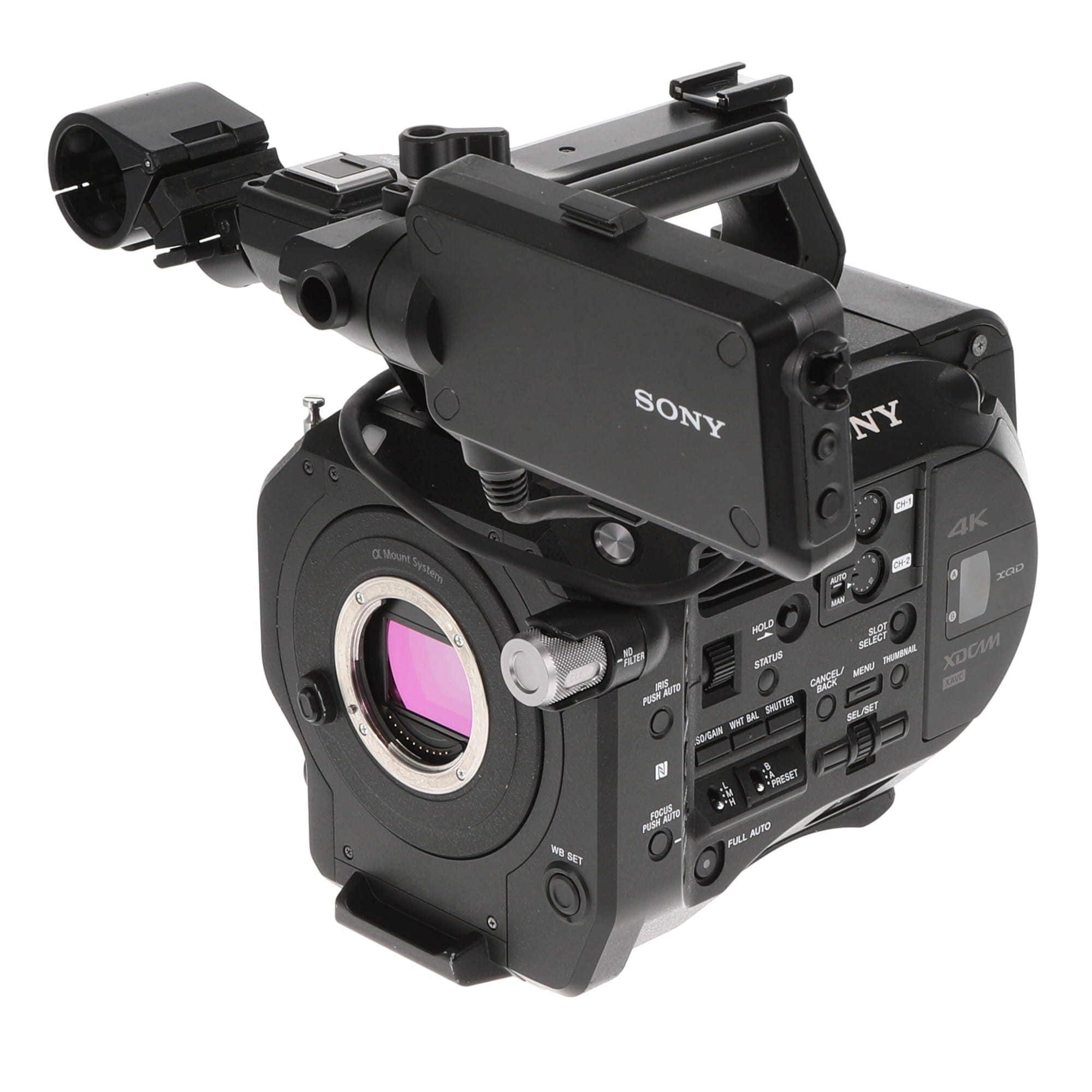 メーカー公式ショップ】 SONY PXW-FS7 中古品 Vマウントバッテリー付き