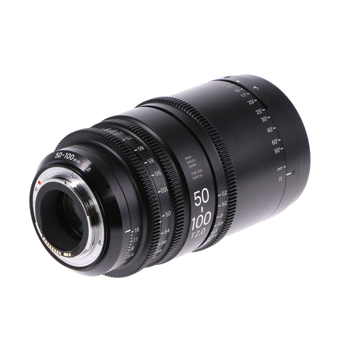 【中古品】SIGMA 933616 High Speed Zoom Line Fully Luminous(50-100mm/T2/EFマウント/フィート表記)