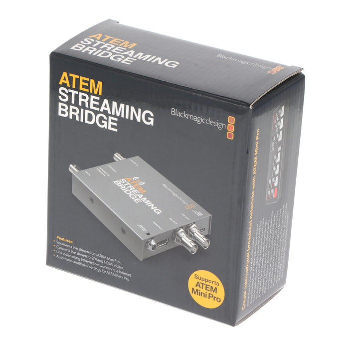 中古品】BlackmagicDesign SWATEMMINISBPR ATEM Streaming Bridge