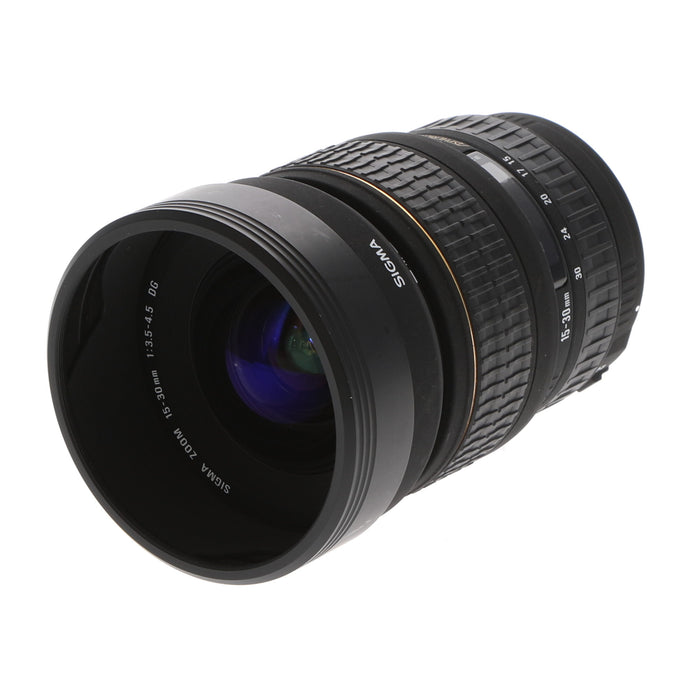 中古品】SIGMA 15-30mm F3.5-4.5 EXDG ASPHERICAL 超広角ズームレンズ