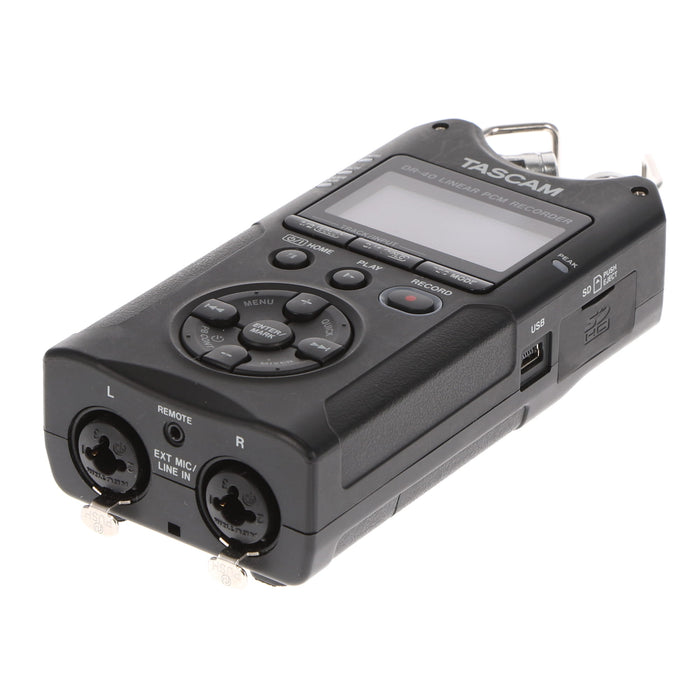 中古品】TASCAM DR-40 24bit/96kHz対応リニアPCMレコーダー - 業務用