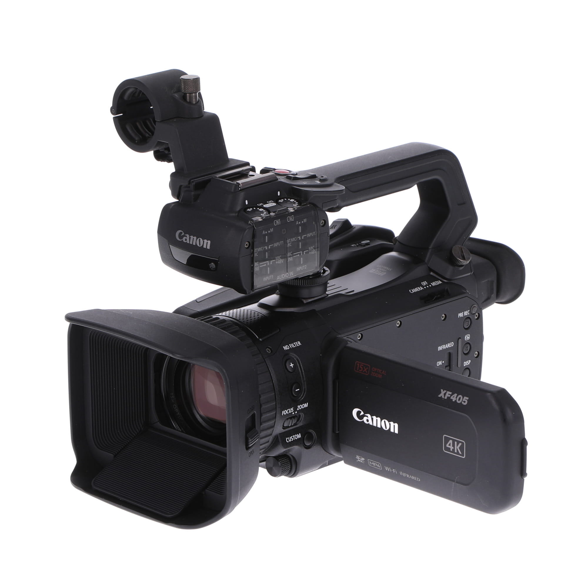 中古品】Canon XF405 業務用4Kデジタルビデオカメラ(3G-SDI端子付き 