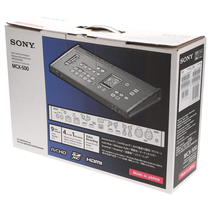 【秋セール2024】【中古品】SONY MCX-500 コンパクトライブスイッチャー