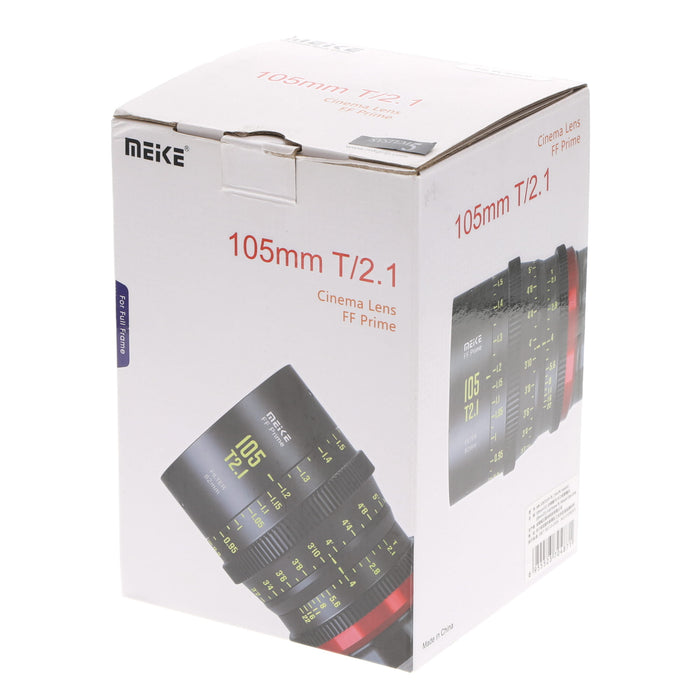 【中古品】Meike 21290001 MK-105mm T2.1 FF-Prime PL