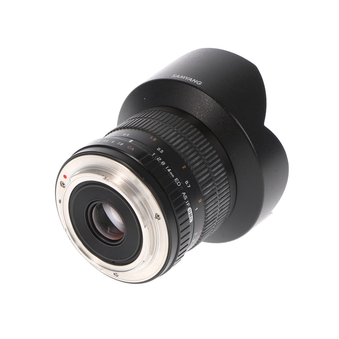 【中古品】SAMYANG 883102 14mm F2.8 ED AS IF UMC キヤノン用(ジャンク品)