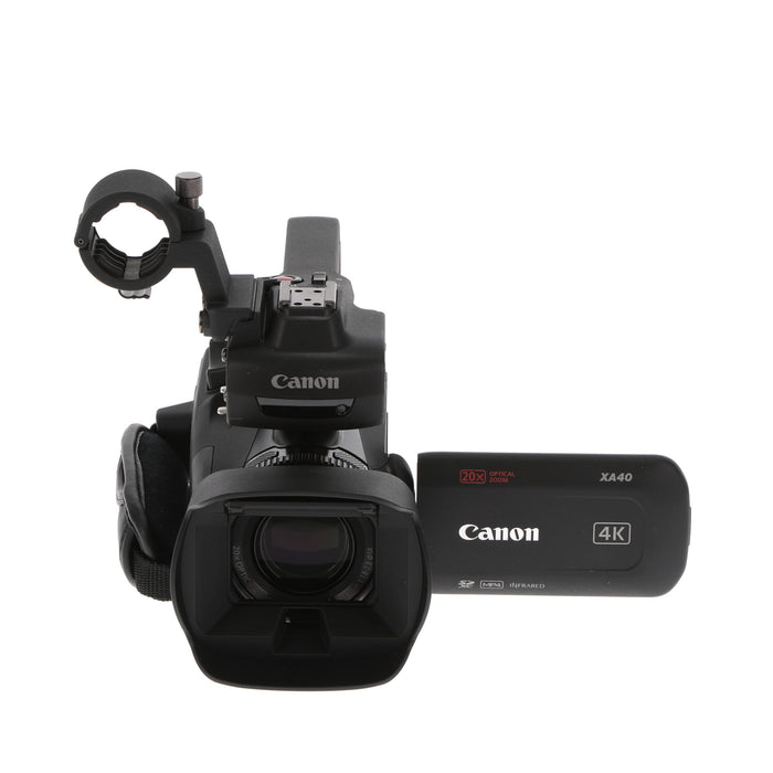 中古品】Canon XA40 ＋ HDU-1 業務用ビデオカメラ(ハンドルユニット 