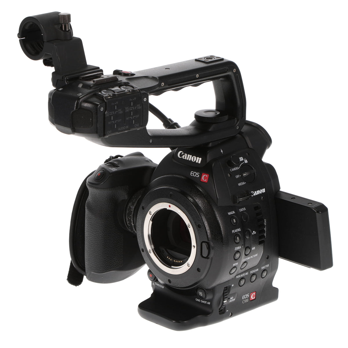 【中古品】Canon EOS C100 デジタルシネマカメラ ボディー(EFマウント/AF対応済み） - 業務用撮影・映像・音響・ドローン専門店  システムファイブ