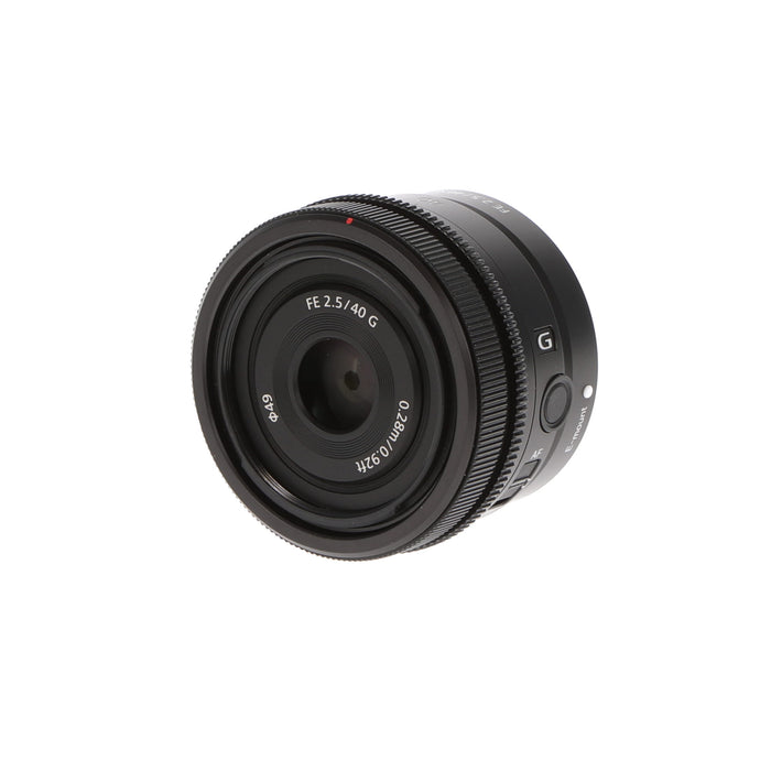 【中古品】SONY SEL40F25G FE 40mm F2.5 G